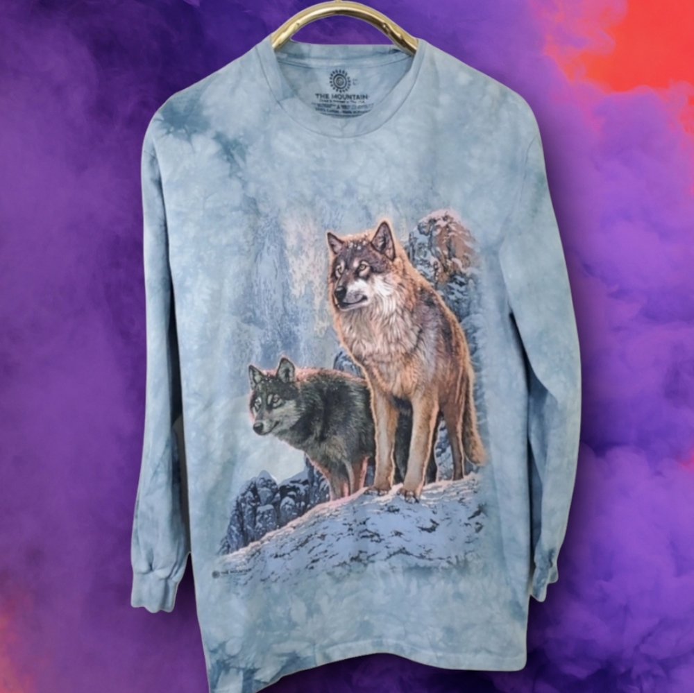The Mountain Unisex long sleeve tee. Size Large
